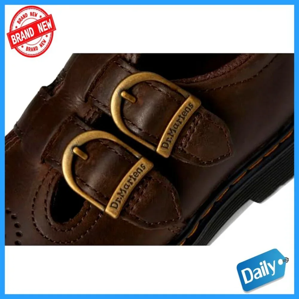 Leather Mary Jane Flats with Adjustable Straps for Girls